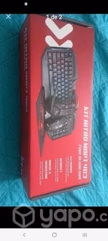 Teclado + mouse + audifono