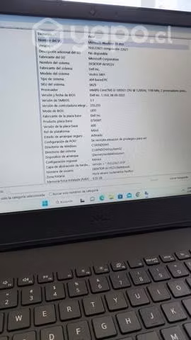 Notebook modelo Dell Vostro 3401