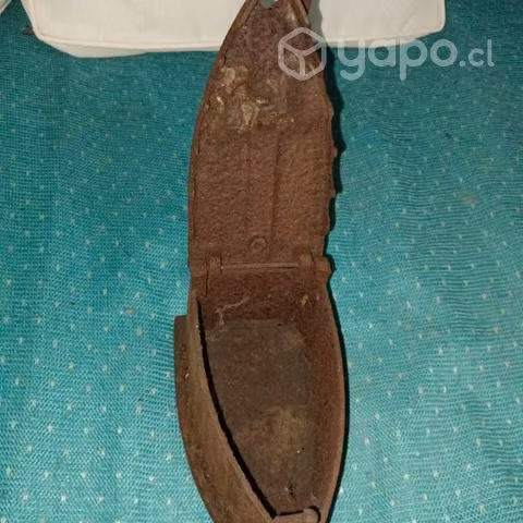 Plancha antigua a carbon funciona año 1810 - Imagen 2