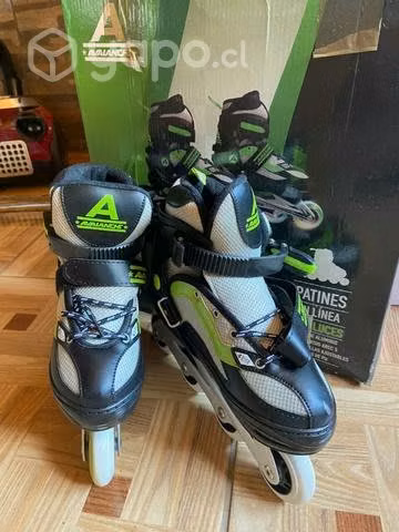 Patines unisex con luces talla 35 a 38