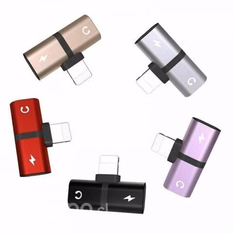 Adaptador para Iphone 2 en 1 con forma de T