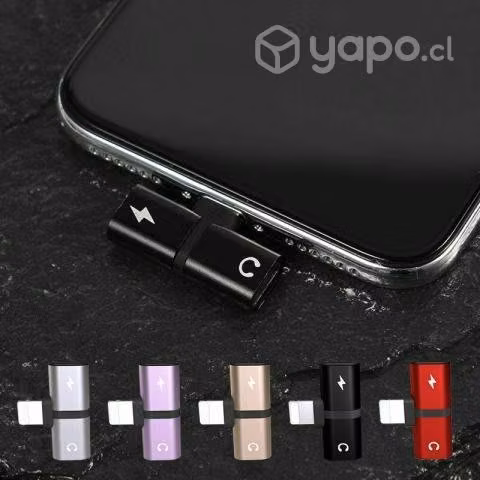 Adaptador para Iphone 2 en 1 con forma de T