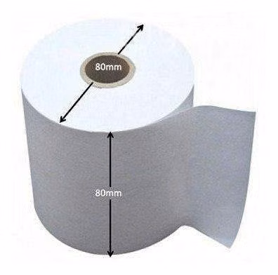 Pack 10 Rollos Papel Térmico De 80mm X 80 Mm Impre