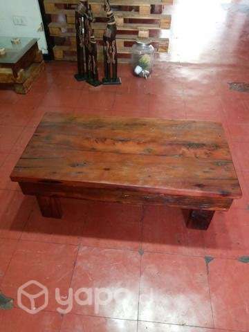 Mesa rustica mueble de roble - Imagen 2