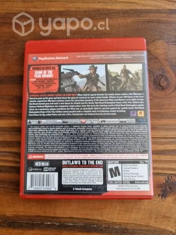 Red Dead Redemption ps3 usado - Imagen 3