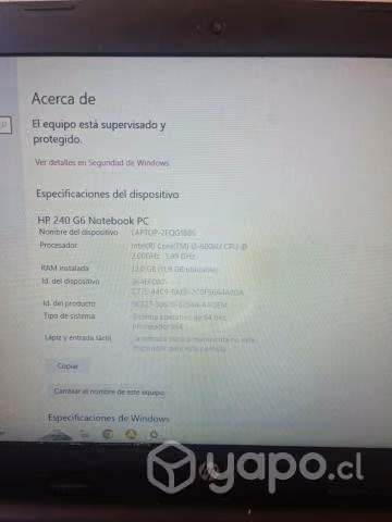Notebook HP I3 1T y 12 GB de ram
