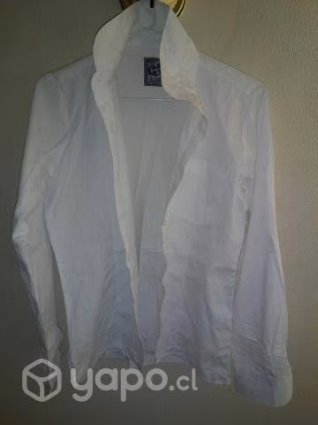 Blusa colegio blanca mujer maui girl talla 16