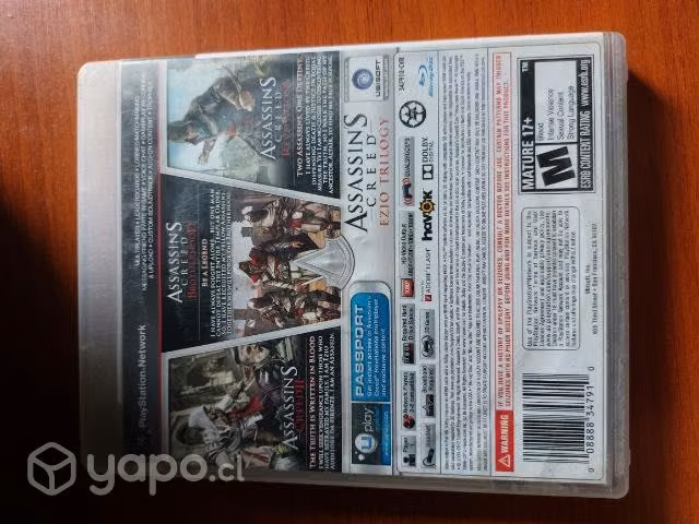 Assasins Creed Ezio trilogy (3 juegos) play 3