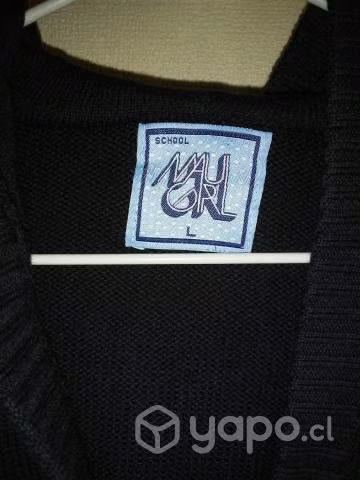 Chaleco escolar mujer maui girl talla l azul