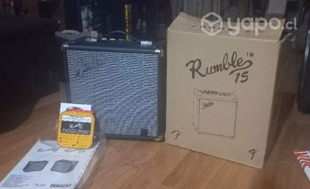 Bajo squier pbass affinity fender +ampli rumble 15
