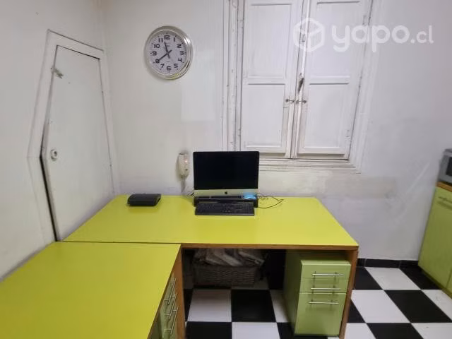 Escritorio madera verde - Imagen 4
