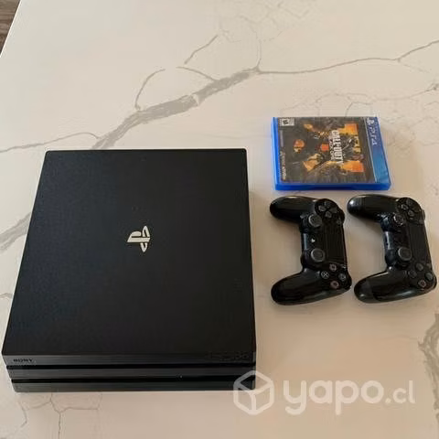 PS4 1TB + 2 controles + 1 juego