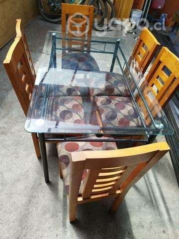 Mesa comedor 6 sillas impecable - Imagen 5