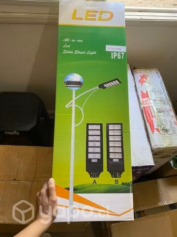 Foco Solar 600w Panel Incorporado + Control + Sop