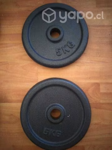 Discos preolimpicos 5 Kg (par)