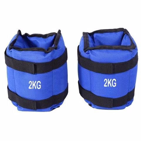Pesas Deportivas Para Tobillos Y Muñeca 4 KG Azul