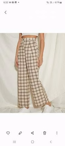 Pantalon de cuadros shein