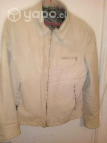 Chaqueta de cuero vintage marca ruffo italy