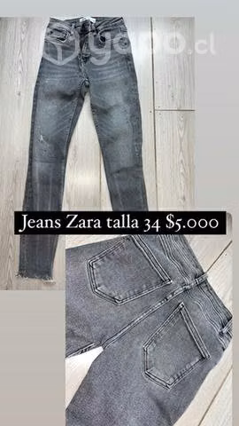 Short y jeans Zara talla 34 - Imagen 3