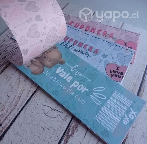 Cuponera personalizada para parejas
