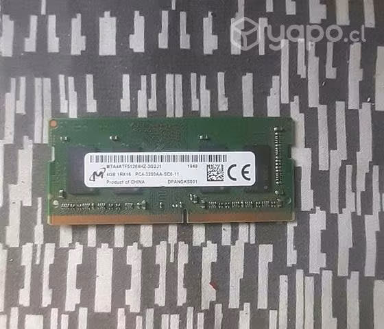 Pantalla Notebook 15.6 / Ram DDR4 / 4GB - Imagen 2