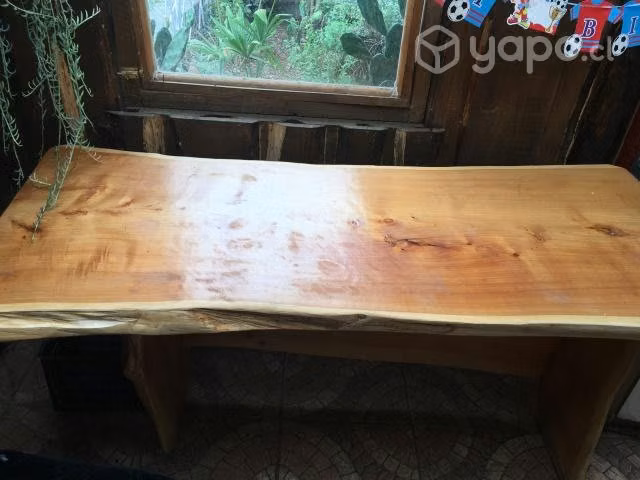 Mesa de quincho de madera nativa