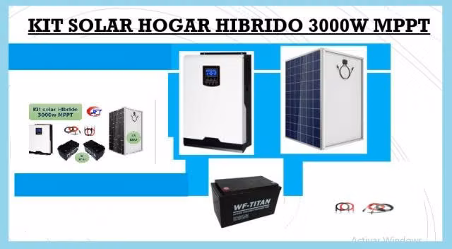 Kit hibrido 3000 mppt