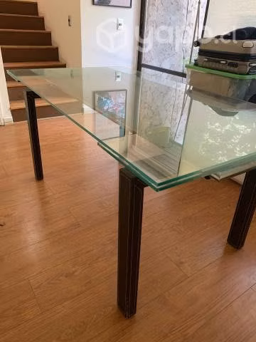 Comedor de vidrio extensible