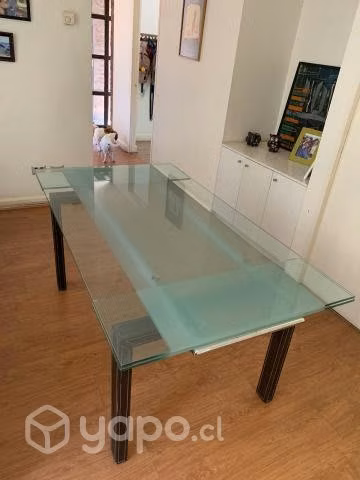 Comedor de vidrio extensible