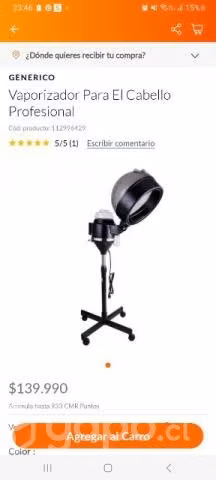 Vaporizador de peluqueria