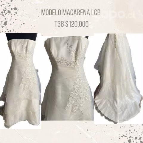 Vestido de Novia Modelo Macarena LCB