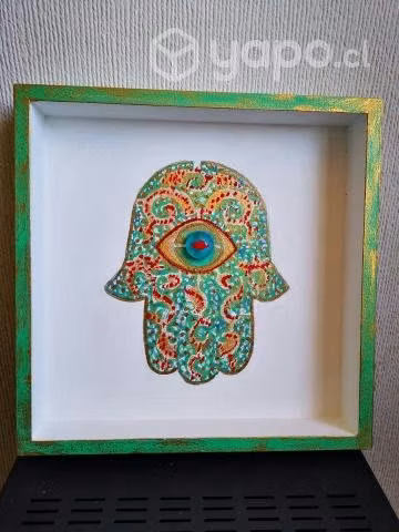 Mano Fátima -Protección P/Tu Hogar/Pintura a mano - Imagen 2