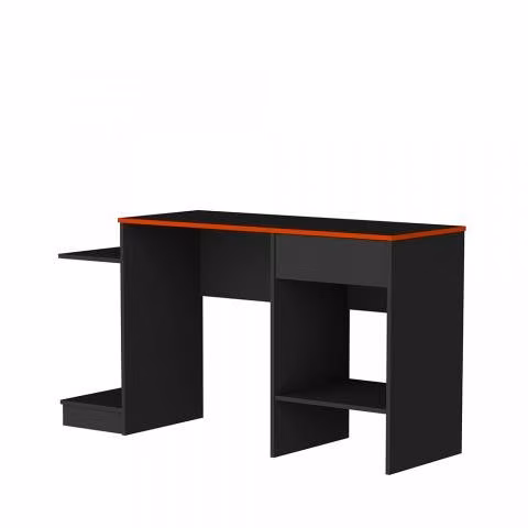 Escritorio Gamer Negro Be Rojo