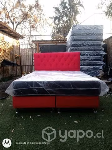 Cama 2 plazas complet en oferta