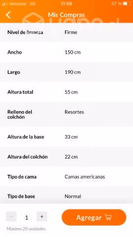 Base cama 2 plazas CIC