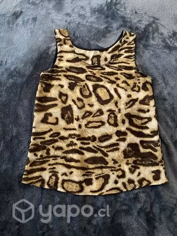 Polera animal print s/mangas talla S - M - Imagen 2