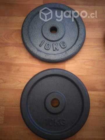 Discos preolimpicos 10 Kg (par)