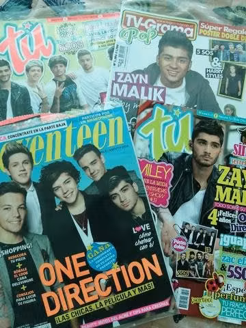 Revistas vintage de one direction