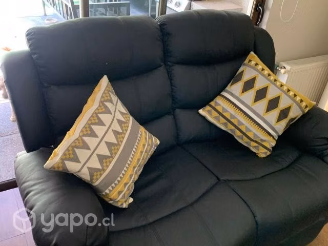 Sillon Reclinable 2 plazas Ecocuero