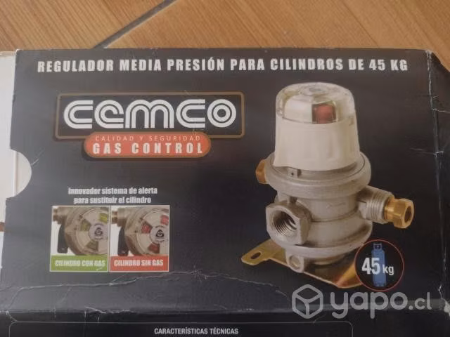 Regulador para cilindro de 45 Kg Cemco - Imagen 2