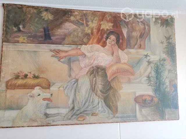 Hermoso gobelino antiguo