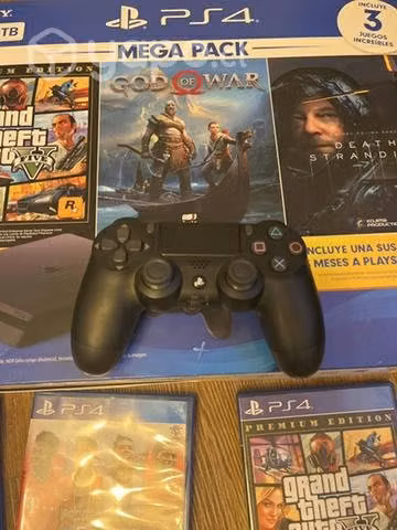 PlayStation4 muy poco uso trae regalo 5 juegos