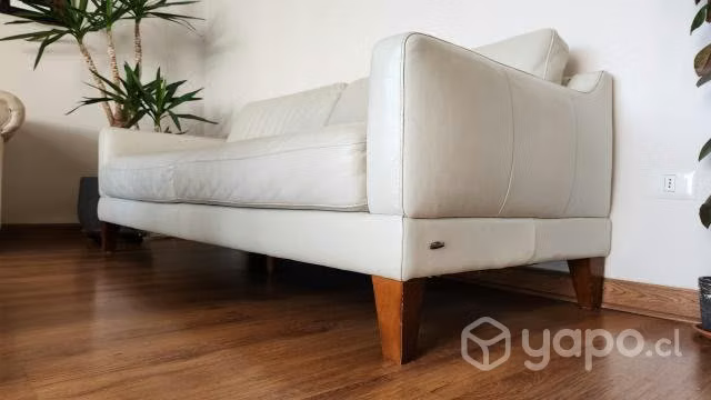 Sofa 3 cuerpos de cuero