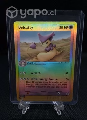 Carta Pokemon Delcatty Holo inglés Sandstorm 2003