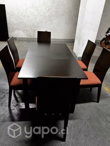 Comedor extensible 6 sillas