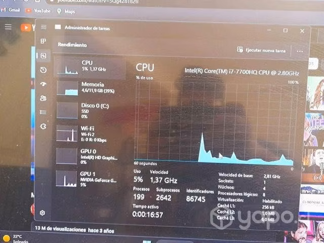 Placa madre Acer nitro 5