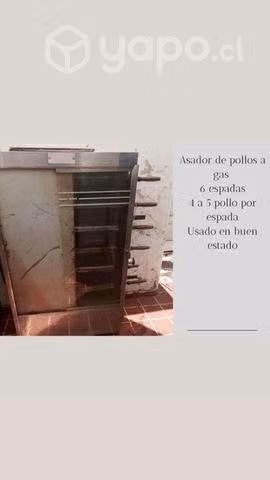 Asador de Pollo a Gas