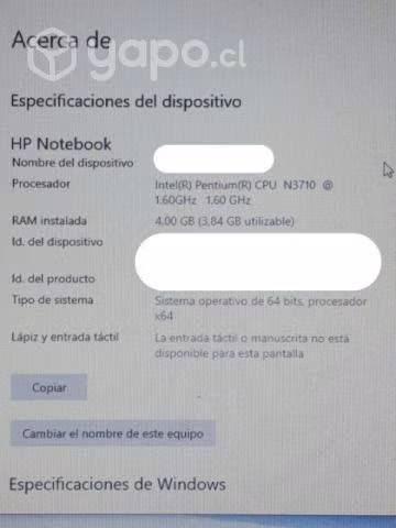 Notebook HP - Imagen 2