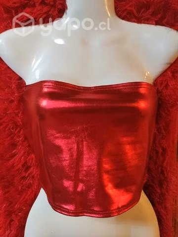 Strapless top