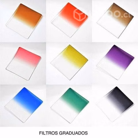 Filtros P degradados de varios colores